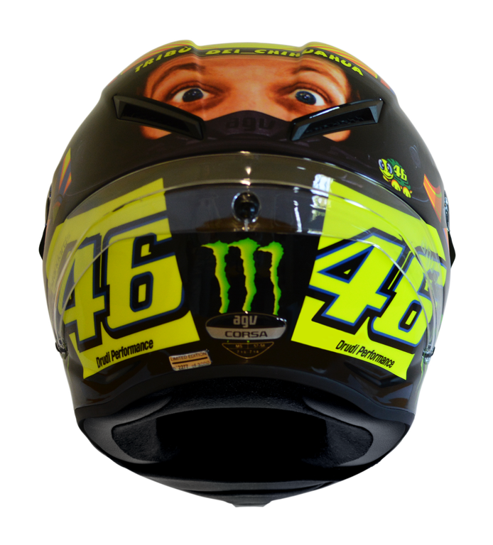 All of Valentino Rossi's helmets